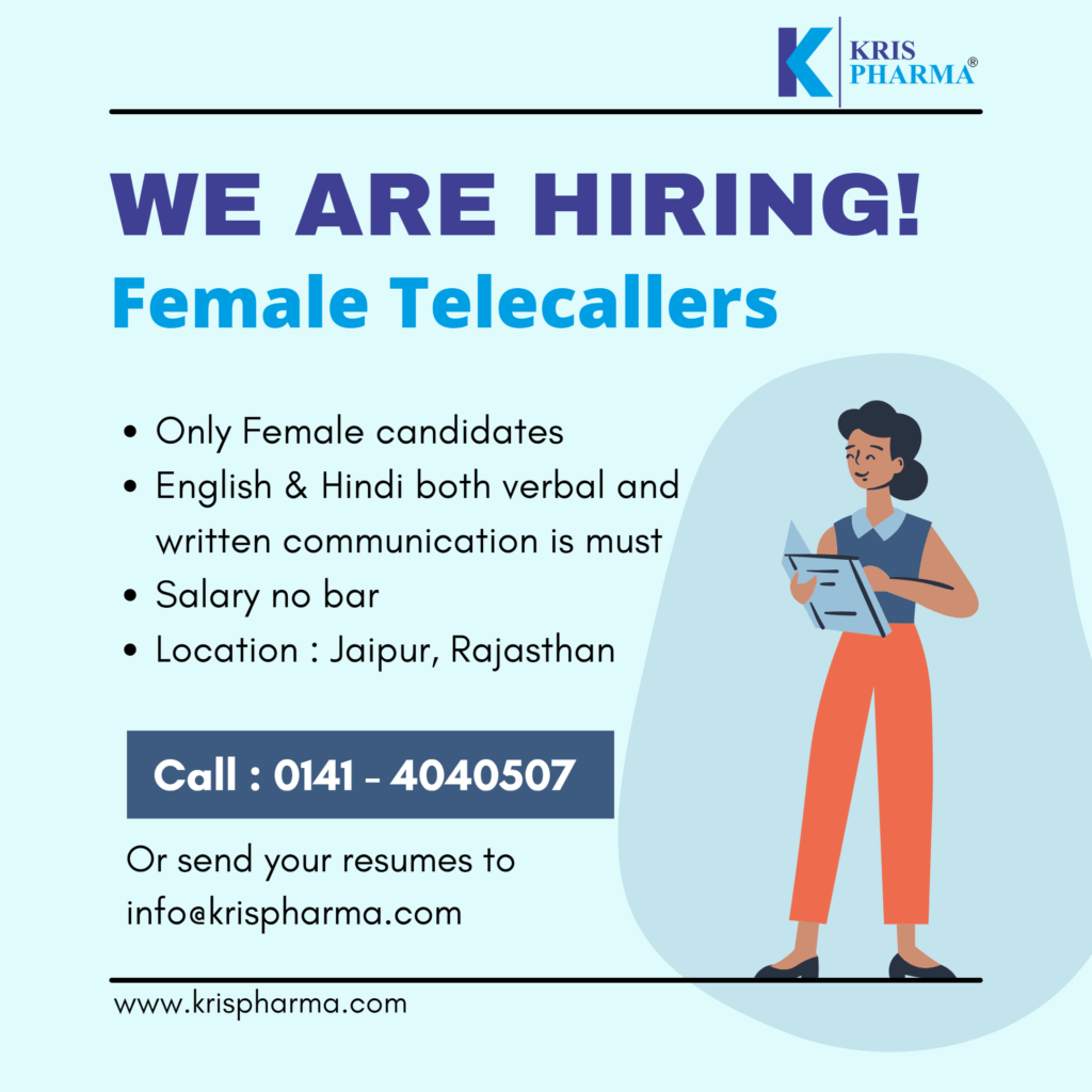 Kris Pharma is hiring telecallers